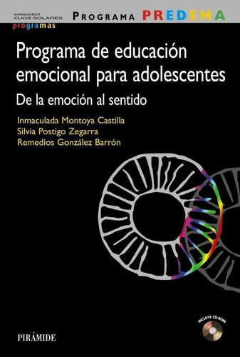 Libro: Programa Predema. Programa De Educación Emocional Par