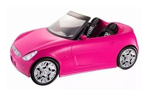 Imagen 1 de 7 de Auto Barbie Original Tv Con Accesorios Y Stickers Lelab