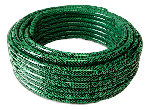 Manguera Mallada De 3/4 Pulgadas Rollo X 25 Metros Verde De