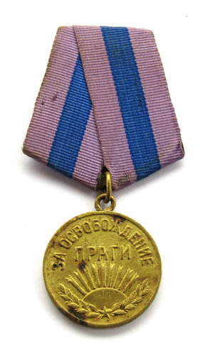 Medalla Rusa Liberación De Praga Segunda Guerra Mundial