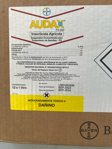 Audax Insecticida De Uso Agricola 