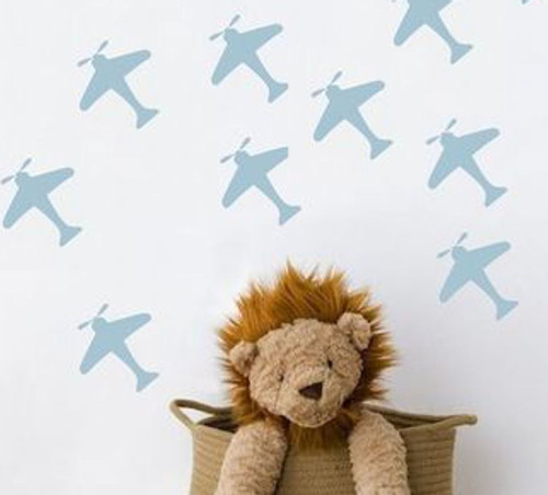 Vinilos Decorativos Infantiles Pack Aviones Avion X15 