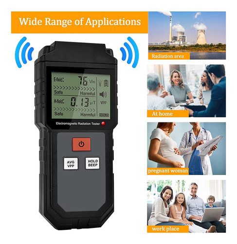 Emf Contador Geiger Detector De Radiación Electromagnética