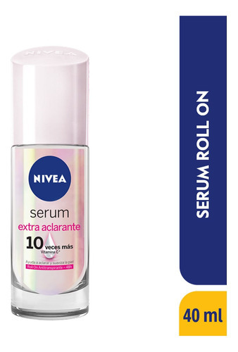 Desodorante Roll On Nivea Serum Extra Aclarante X 40ml