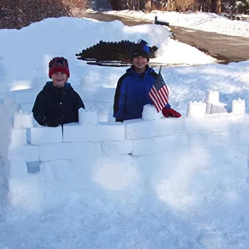 Kit De Construcción Flexible Flyer Snow Fort En Forma De Lad