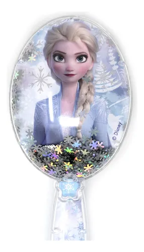 Cepillo De Pelo Frozen 2 Girls Snowflake Confeti, Plateado -