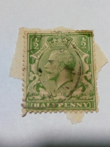 Estampilla Inglaterra 640 Half Penny         (11)