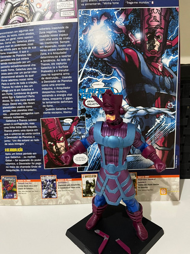 Miniatura Marvel Eaglemoss - Galactus Mega Especial ( Leia ) (Usado)
