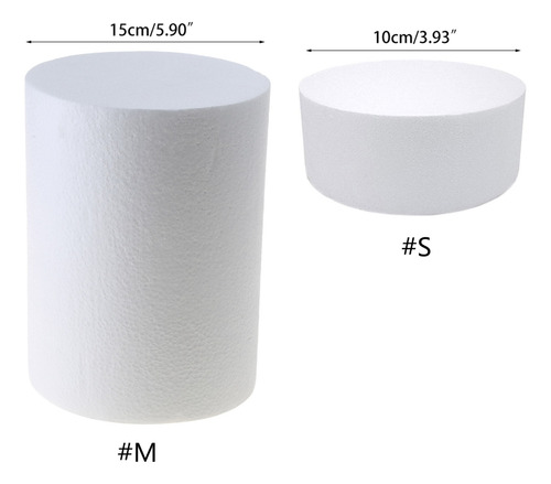 (m) Foam Cake Dummy Smooth Surface Decoration Icing