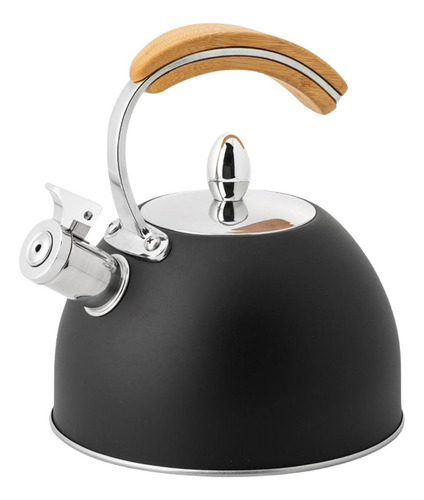 Tetera De Acero Inoxidable Estufa Con Mango De 2 Piezas