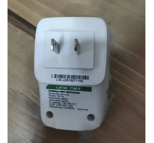 Repetidor Wifi 300mbps Router Amplificador De Señal Inalambr