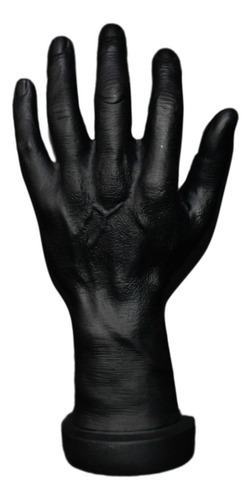 Modelo De Mano Masculina Halloween Fake Negro Mano Izquierda