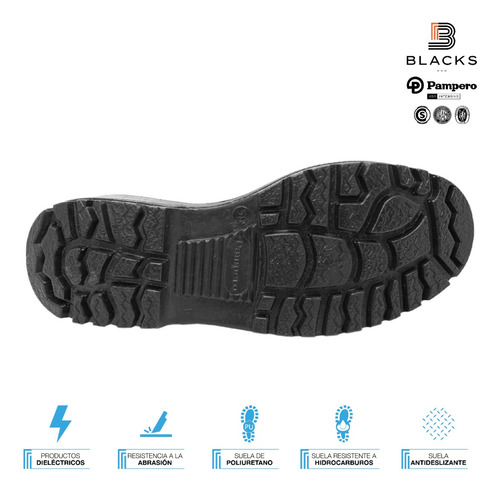 Imagen 4 de 6 de Botines De Seguridad 249 Ice Pampero Con Puntera De Acero