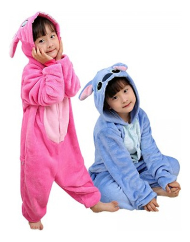 Pijama Disfraz Infantiles Diseño Stitch Enteritos