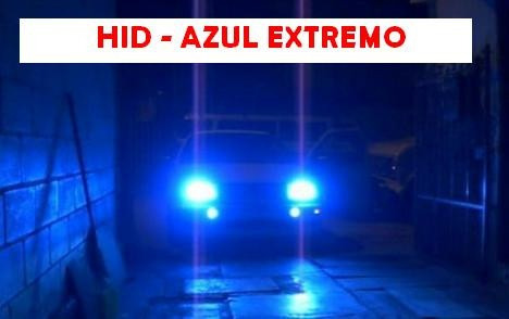 Imagen 2 de 4 de Luces Hid Bixenon Azul Extremo H4 35 Watts