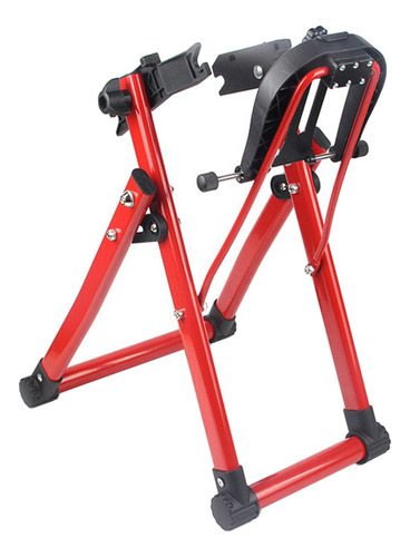 Fa Soporte Profesional De Ajuste De Rueda De Bicicleta Rojo