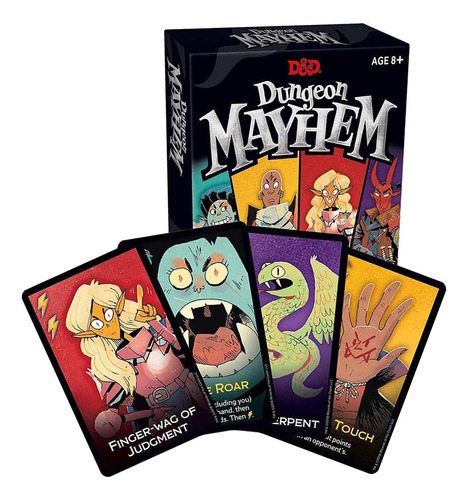 Uiduni Dungeon Mayhem Card Game - Fast-paced Fun For 2-4 Pl.