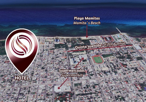 Hotel En Operación, A Unos Minutos De La Playa, En Venta Pla