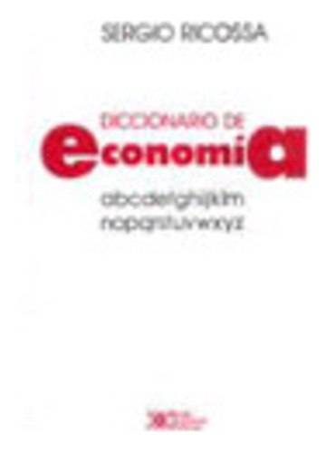 Libro Diccionario De Economia