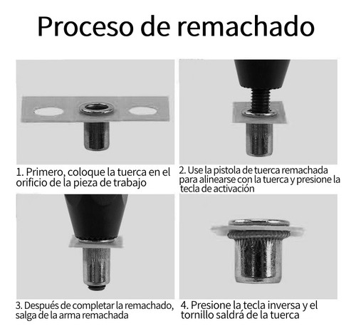 Adaptador Taladro De Remachadora Eléctrica Con Llave