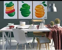 Comprar Cuadros Abstractos Modernos Decorativos Para Comedor Frutas