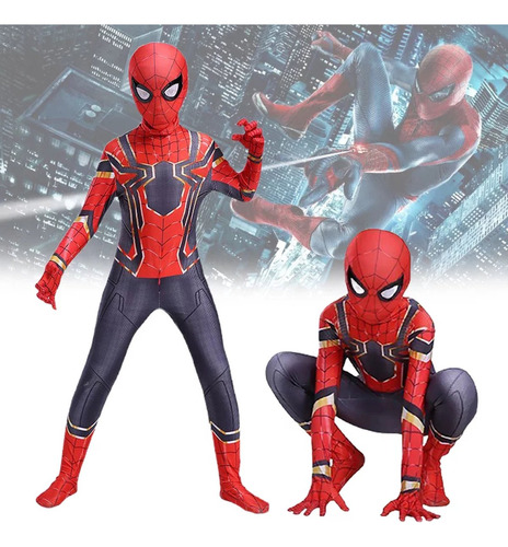 Disfraz De Iron Spiderman Infinity War/ Avengers Para Niños