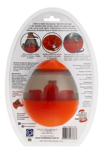 Brinquedo Ddr Solta Ração E Petisco | Dispenser Buddy Toys