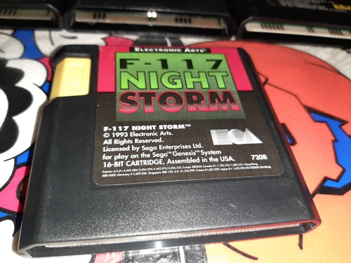 F 117night Storm De Sega Genesis Es Original Y Funciona.