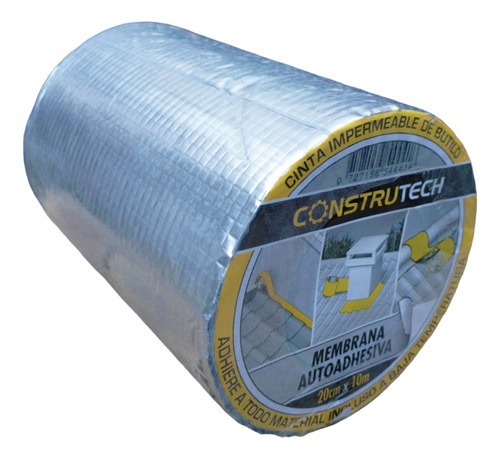 Membrana Auto Adhesiva 20cm X 10 Mts Proteccion Uv