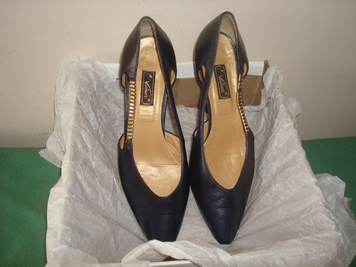 Zapatos Finos De Mujer Italianos Usados  Vainer Suela Vero