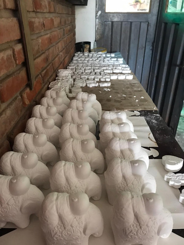 Imagen 4 de 4 de Lechuza En Yeso Para Pintar Porta Incienso