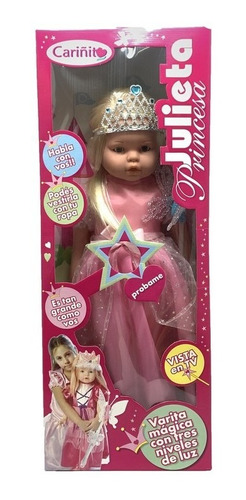 Cariñito Julieta Princesa Con Varita Art 0680 Loonytoys