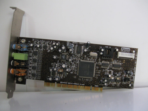 Placa De Som Creative Sound Blaster Live Sb0410 24 Bit