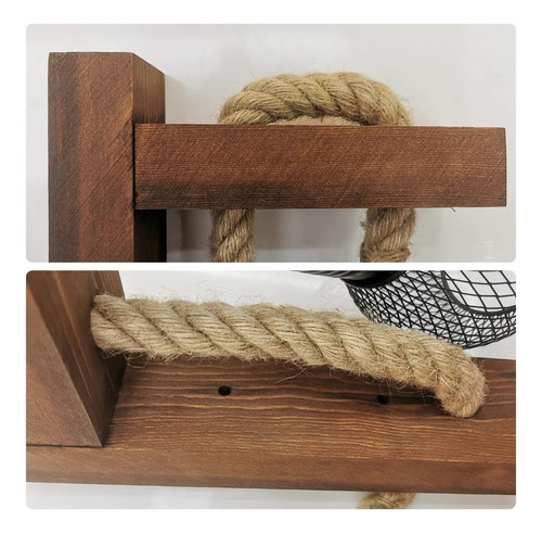 Lámpara De Pared Vintage Con Diseño En Madera