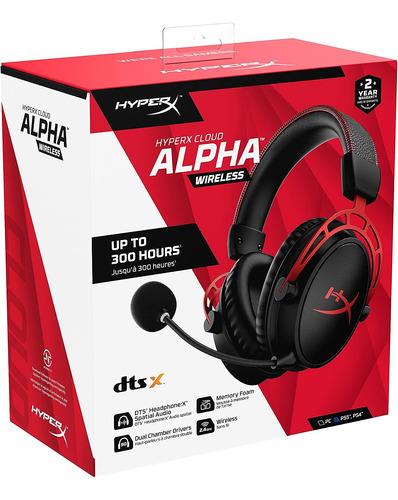 Audífonos Gaming Hyperx, Inalámbricos, 2,4ghz, Audio Dts