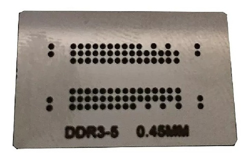 Stencil Ddr3-5 Reballing Bga Calor Direto Cxd Memoria