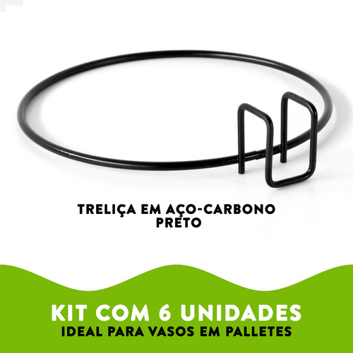 Trelicas Em Aco-carbono: Design Elegante Para Vasos