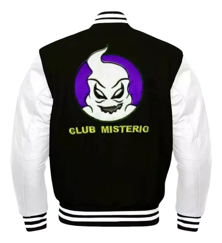 Chamarra Bomber Club Misterio Azul