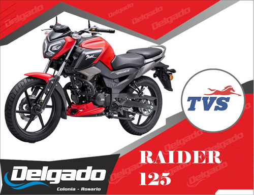 Moto Tvs Raider 125 Financiada 100% Y Hasta En 60 Cuotas