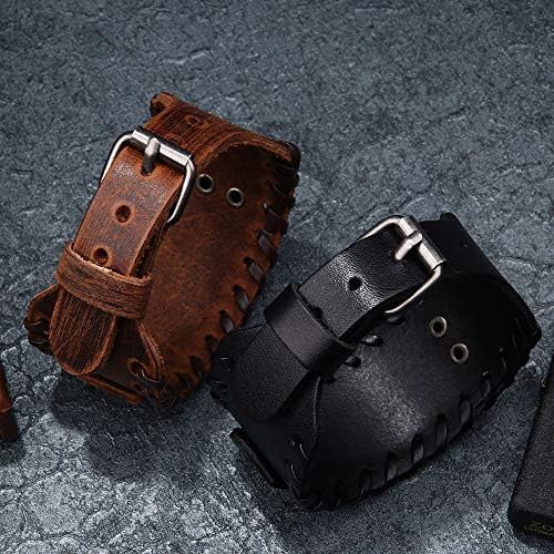 Juland Pulsera De Aleación De Cuerda Trenzada Punk Brazalete