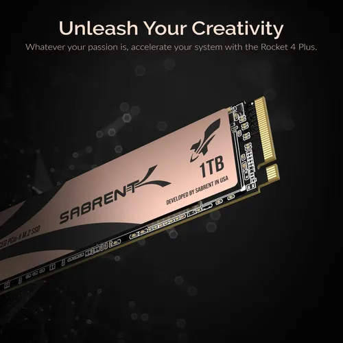 Ssd Sabrent Rocket 4 Plus Nvme M.2 Pci-e Gen4 De 1 Tb