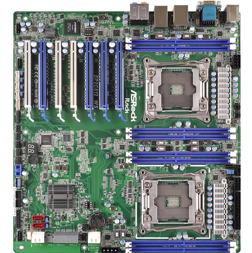 Asrock Ep2c612 Ws Intel S2011 E5-2600v3 C612 Ddr4 Pcie Sata