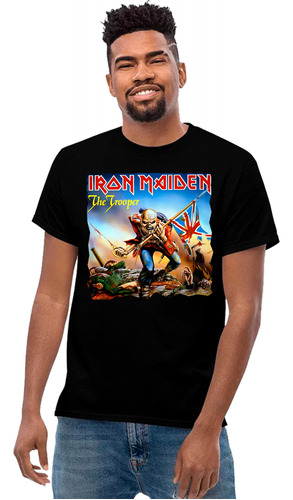 Playera Iron Maiden Diseño 01 Rock Grupos Musicales Beloma