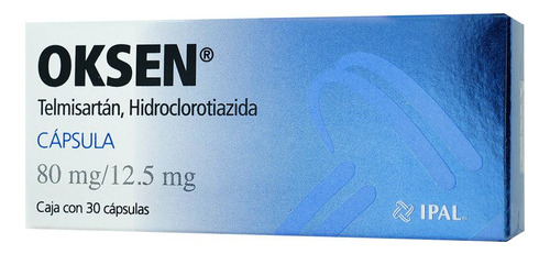 Oksen Cápsulas 80/12,5 Mg, 30 Cápsulas
