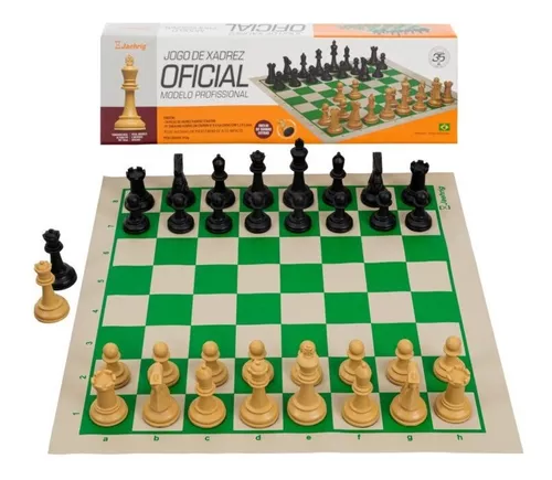 Jogo De Xadrez Profissional Com Peso Tabuleiro 50x50 - Athi