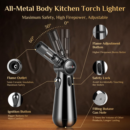 Kit Para Fumantes De Uísque Com Lanterna De Metal Ajustável