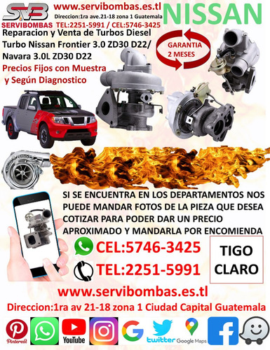Turbos Nissan Terrano 3.0 Zd30 Patrol , Mistral Zd30 3.0