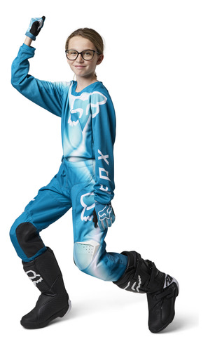 Imagen 2 de 10 de Conjunto Motocross Fox - Niña - Yth Girls 180 Toxsyk