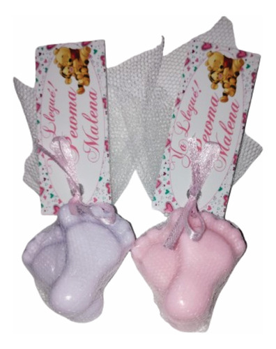 Souvenir 45 Pares De Piecitos De Jabon Baby Shower Bautismo