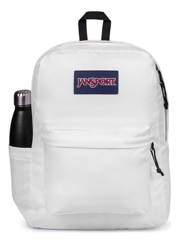 Mochila Jansport Superbreak White Original 6c Avant Motos